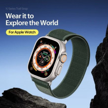 Dux Ducis Sport Velcro Strap for Apple Watch 42 / 44 / 45 / 46 / 49MM Green