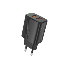 Įkroviklis Foneng EU63 2.4A 2xUSB-A juodas