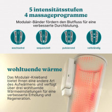 „HoMedics SR-CMXK10HBND Modulair Compression System“ kelių apvyniojimas