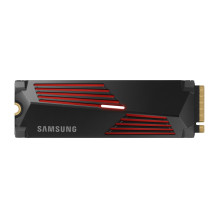 SSD, SAMSUNG, 990 PRO with Heatsink, 4TB, M.2, PCIe Gen4, NVMe, TLC, Write speed 6900 MBytes / sec, Read speed 7450 MByt