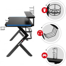 Huzaro Hero 5.0 RGB juodas