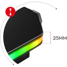 Huzaro Hero 5.0 RGB juodas