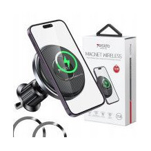 yesido Magsafe Magnetic Wireless charging Car holder C190 Black