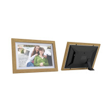 Wozinsky WRC-32 10.1" Digital Photo Frame with Frameo 32GB App - Light Brown