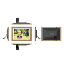 Wozinsky WRC-32 10.1" Digital Photo Frame with Frameo 32GB App - Light Brown
