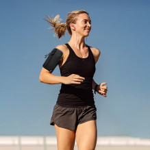 Wozinsky WSDB-B armband phone bag for running - black