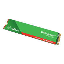 SSD, SANDISK, Žalias, MAITINAMAS SANDISK, 480 GB, M.2, Skaitymo greitis 545 MB/s, 1,5 mm, MTBF 1000000 val., WDS480G3G0B