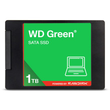 SSD, SANDISK, Žalias, MAITINAMAS SANDISK, 1000 GB, Serial ATA III, Skaitymo greitis 545 MB/s, 2.5", WDS100T5G0A-00C