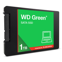 SSD, SANDISK, Green, POWERED BY SANDISK, 1000 GB, Serial ATA III, Read speed 545 MB / s, 2.5", WDS100T5G0A-00CPT0