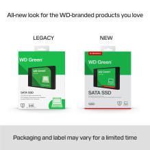 SSD, SANDISK, Green, POWERED BY SANDISK, 1000 GB, Serial ATA III, Read speed 545 MB / s, 2.5", WDS100T5G0A-00CPT0