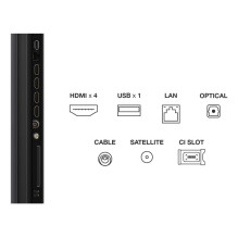 TV Set, TCL, 85 ", 4K Ultra HD, 3840 x 2160 pixels, Flat, 16:9, QD-Mini LED, 85Q6C