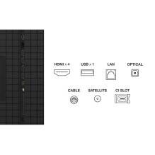 Televizorius, TCL, 98", 4K Ultra HD, 3840 x 2160 pikselių, plokščias, 16:9, QLED, 98Q8C