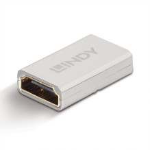 Adapter - LINDY HDMI 2.1 F / F Adapter, 48Gbps, 8K, UHD, 60Hz, Silver