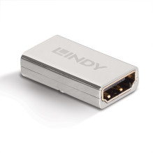 Adapter - LINDY HDMI 2.1 F / F Adapter, 48Gbps, 8K, UHD, 60Hz, Silver