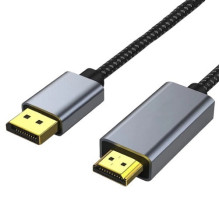 Kabelis DisplayPort - HDMI,...
