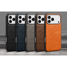 Dėklas X-Level "Earl III Collection" skirtas Apple iPhone 17 Pro Max oranžinis
