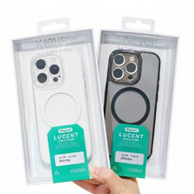 Dėklas X-Level "Lucent Magnet" skirtas Apple iPhone 17 skaidrus