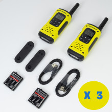 „Motorola TLKR T92 H2O“ 8 kanalų PMR nešiojamos PMR radijo stoties rinkinys, „Roger Beep“, VOX, IP67, geltonas, 6 dalių „Motorola TLKR T92 H2O“ 8 kanalų PMR nešiojamos PMR radijo stoties rinkinys, „Roger Beep“, VOX, IP67, geltonas, 6 dalių