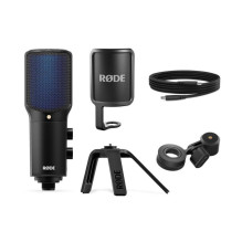 Mikrofonas - RØDE NT-USB+ USB Kondensatorius 20 Hz-20 kHz Juodas