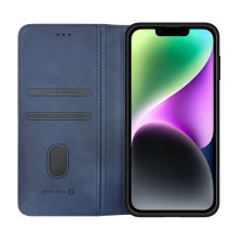 Evelatus Apple iPhone 13 / 14 Book Case Folio Dark Blue