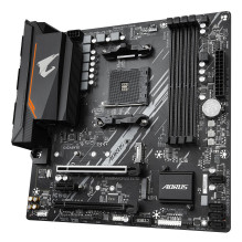 Mainboard, GIGABYTE, AMD B550, SAM4, Micro-ATX, Memory DDR4, Memory slots 4, 1xPCI-Express 3.0 1x, 1xPCI-Express 3.0 4x,