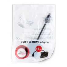 I / O ADAPTER USB-C TO HDMI / A-CM-HDMIF-01 GEMBIRD I / O ADAPTER USB-C TO HDMI / A-CM-HDMIF-01 GEMBIRD