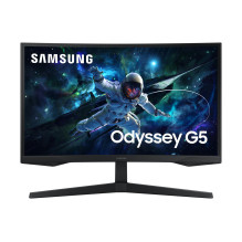 LCD Monitor, SAMSUNG, LS27CG552EUXEN, 27", Gaming / Curved, Panel VA, 2560x1440, 16:9, 165 Hz, Matte, 1 ms, Height 