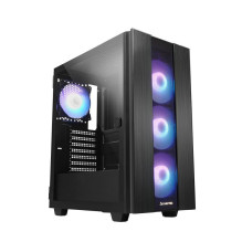 Case, CHIEFTEC, HUNTER 2, MidiTower, Not included, ATX, MicroATX, MiniITX, Colour Black, GS-02B-OP