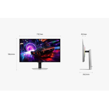 Monitorius, SAMSUNG, S32FG810SU, 32", Žaidimų / Išmanusis / 4K, Pasukamas, Pivot, Reguliuojamo aukščio, Pakreipimo,