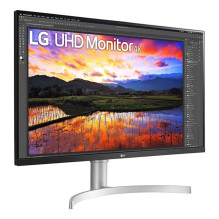 LCD Monitor, LG, 32UN650K-W, 31.5", 4K, Panel IPS, 3840x2160, 16:9, 5 ms, Speakers, Height adjustable, Tilt, 32UN65