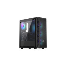 Case, ENDORFY, Signum 300 ARGB, MidiTower, Case product features Transparent panel, Not included, ATX, MicroATX, MiniITX