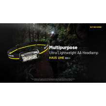 HEADLAMP H SERIES 400 LUMENS / HA15 UHE NITECORE