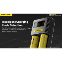 BATTERY CHARGER 2-SLOT / CI2 NITECORE BATTERY CHARGER 2-SLOT / CI2 NITECORE