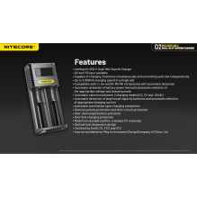 BATTERY CHARGER 2-SLOT / CI2 NITECORE BATTERY CHARGER 2-SLOT / CI2 NITECORE