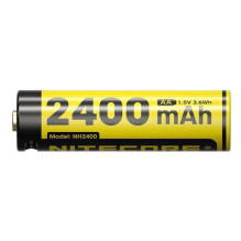 BATTERY RECH. LI-ION AA 1.5V / 4PACK NH2400 NITECORE BATTERY RECH. LI-ION AA 1.5V / 4PACK NH2400 NITECORE