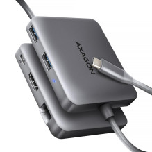 Įvesties / išvesties šakotuvas USB-C 5IN1 5GBPS / 0.2M HMC-5HL AXAGON