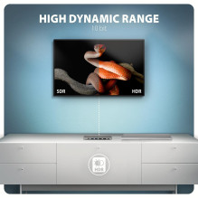 Įvesties / išvesties šakotuvas USB-C 7in1 dvigubas 4K / 0.15M HMC-7HX2 AXAGON