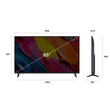 TV Set, LG, 65 ", 4K Ultra HD, 3840 x 2160 pixels, Flat, 16:9, QNED, 65QNED70A6A