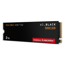 SSD, SANDISK, 2400xTBW rating, NVMe Yes, PCI Express 5.0, M.2, 2000 GB, POWERED BY SANDISK, Black SN8100, WDS200T1X0M