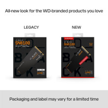 SSD, SANDISK, 2400xTBW rating, NVMe Yes, PCI Express 5.0, M.2, 2000 GB, POWERED BY SANDISK, Black SN8100, WDS200T1X0M