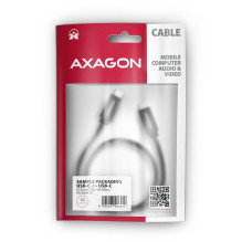 CABLE USB-C TO USB-C 2M 240W / BRAID BLK BUCM2-CM20AB AXAGON CABLE USB-C TO USB-C 2M 240W / BRAID BLK BUCM2-CM20AB AXAGON