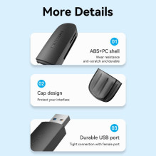 ATMINTIES SKAITYTUVAS USB3.0 / SD / TF CLGB0 VENTION