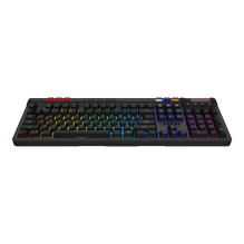 ŽAIDIMŲ KLAVIATŪRA JUODA JAV / STRIKE PRO W SILENT JAV MSI
