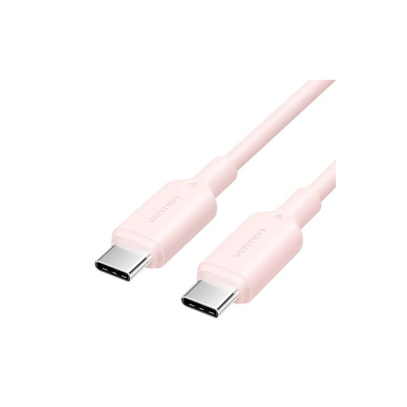 USB-C–USB-C jungtis / 1M, rožinė, TRCPF, VENTION