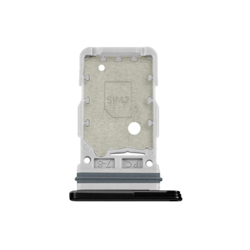 SIM card holder Samsung S918 S23 Ultra Dual Graphite Grey original (service pack)
