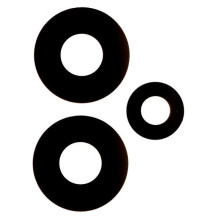 Xiaomi Poco X6 kameros stikliukas Black (only lens 3pcs) ORG