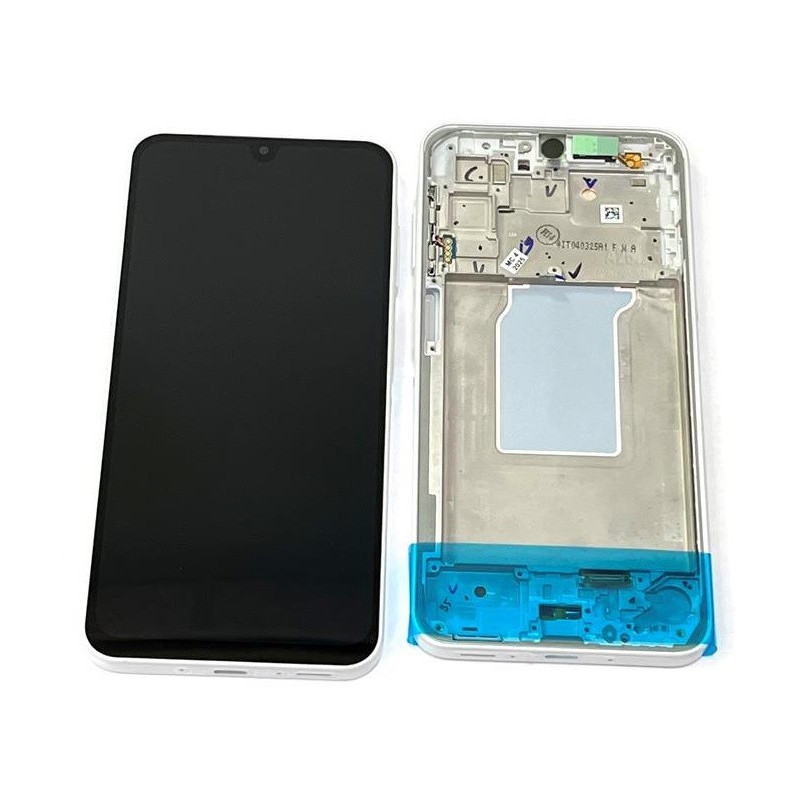 LCD screen Samsung A266 A26 5G with touch screen and frame Black original (service pack)