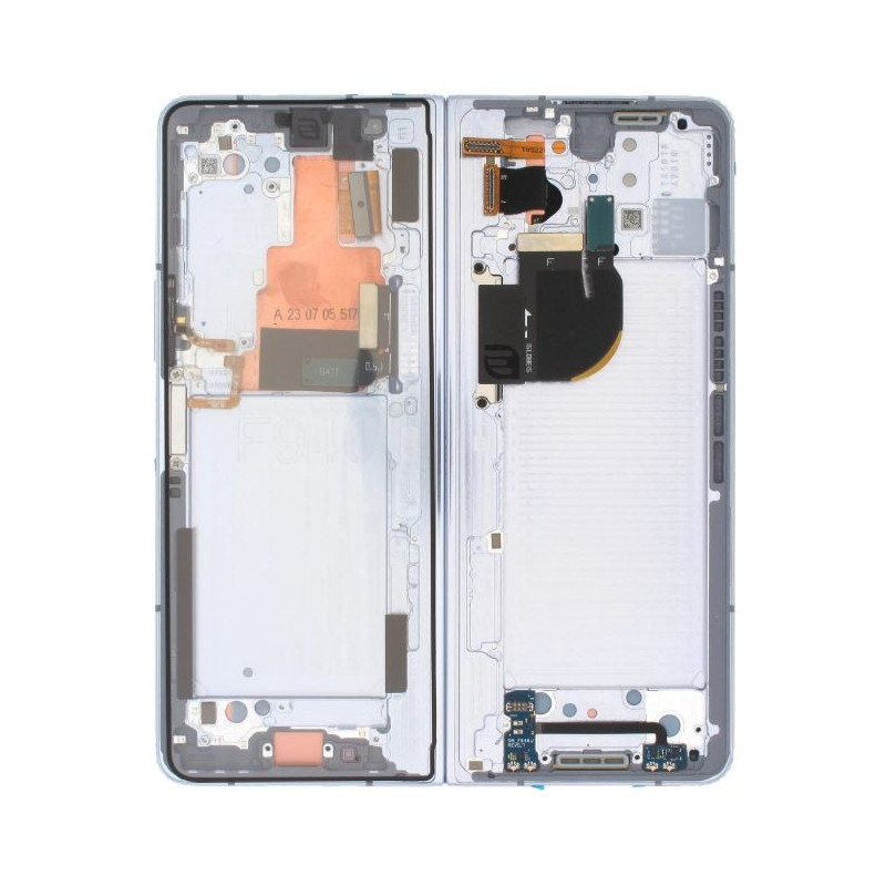 Middle housing Samsung F946 Z Fold5 5G Icy Blue originalus (used Grade A)