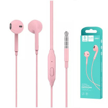 Handsfree Denmen (DR01P) 3,5mm pink