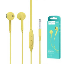 Handsfree Denmen (DR01Y) 3,5mm yellow